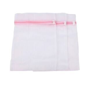 Laundry Bags Mesh Bra Lingerie Wash Bag Small Size 2 Pack of  3pcs White 12x 16"
